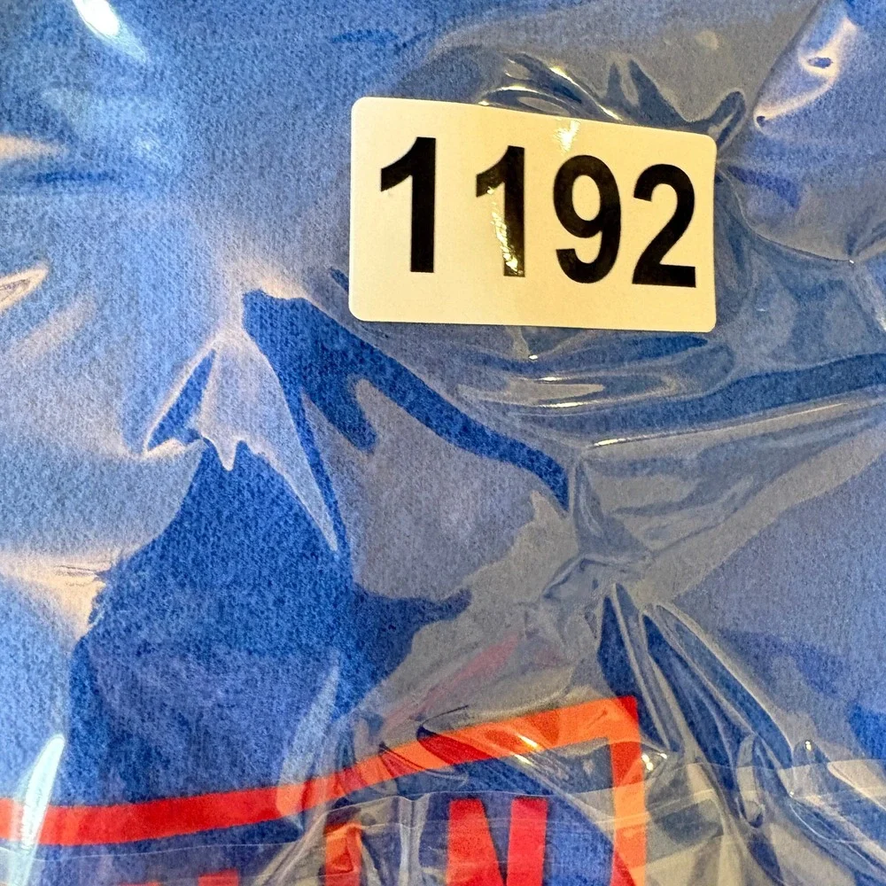 Nike Air Sweatshirt Kids‎ Size 7 6-7 Years Blue Crewneck Spell Out